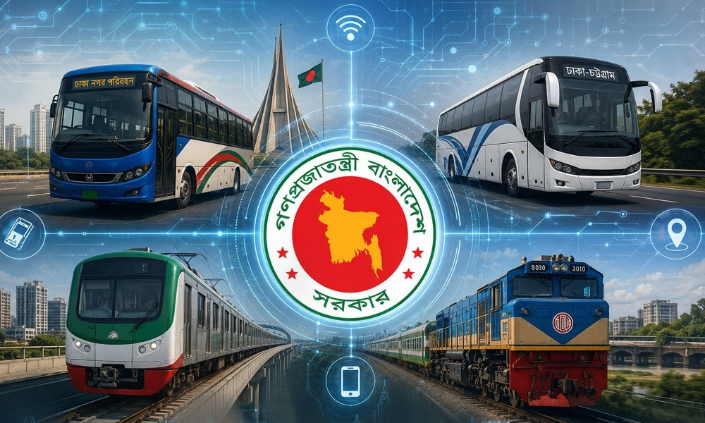 ছবির ক্যাপশন: প্রযুক্তিনির্ভর ও পরিবেশবান্ধব গণপরিবহন গড়ে তুলতে সরকারের পরিকল্পনা